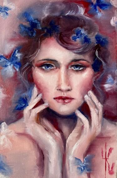 Painting titled "EVA" by Ekaterina Chernenko, Original Artwork, Oil