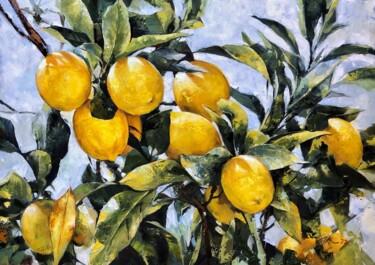 Pintura titulada "Lemon tree" por Ekaterina Shenayeva, Obra de arte original, Acrílico