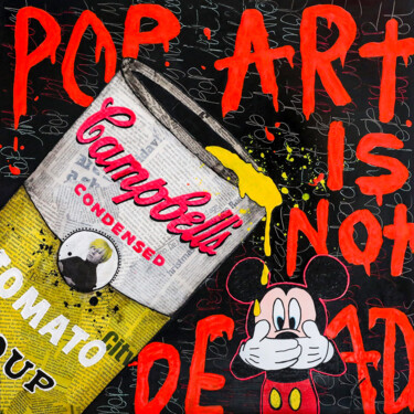 Картина под названием "Pop Art Is Not Dead…" - Eklektik Art, Подлинное произведение искусства, Акрил