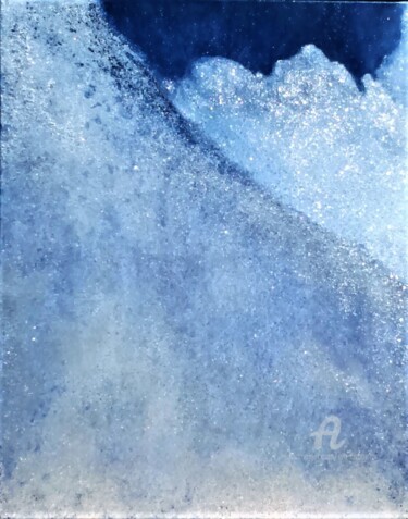 Pintura titulada "" L’océan des étoil…" por Ela Couturier, Obra de arte original, Acrílico