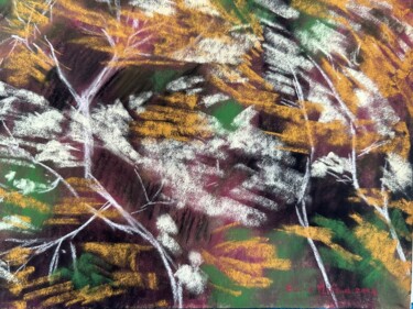 Pittura intitolato "That Autumn Feeling" da Elaine Mifsud, Opera d'arte originale, Pastello