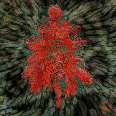 Arte digital titulada "Burned Nature :(" por Electrodoage, Obra de arte original, Pintura Digital