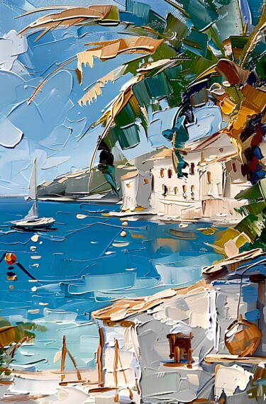 Digital Arts titled "Mallorca 10" by Elena Avanesova, Original Artwork, AI generated image