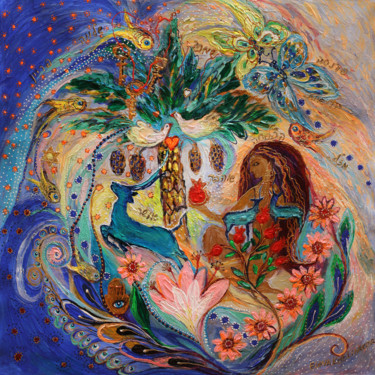 Painting titled "The Song of songs.…" by Elena Kotliarker, Original Artwork, Acrylic