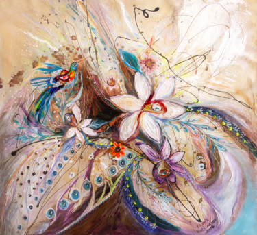 Pittura intitolato "Splash Of Life #15.…" da Elena Kotliarker, Opera d'arte originale, Acrilico