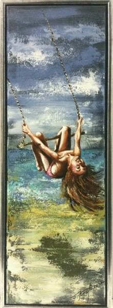 Schilderij getiteld ""Winged swing"" door Elena Kraft, Origineel Kunstwerk, Acryl