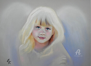 "Angel guardian of m…" başlıklı Tablo Elena Kurnosova tarafından, Orijinal sanat, Pastel