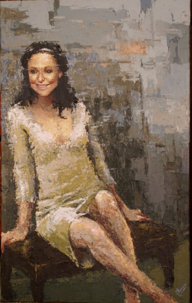 Pittura intitolato "Gala" da Elena Mashajeva-Agraphiotis, Opera d'arte originale, Olio