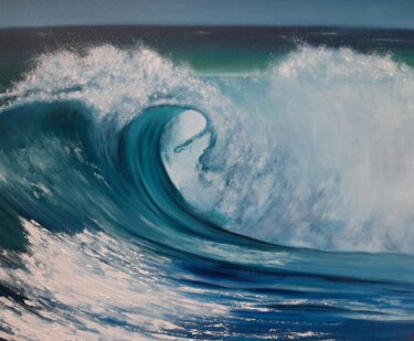 Pintura titulada "Wave №16" por Elena Petrova, Obra de arte original, Oleo