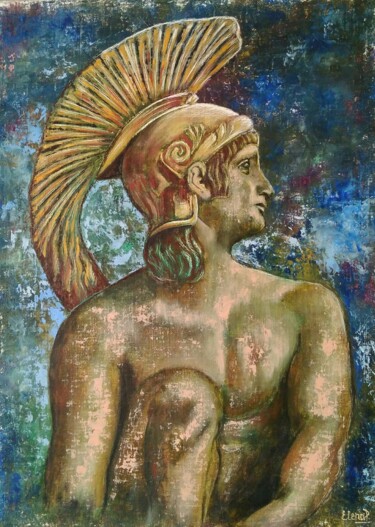 Malarstwo zatytułowany „Tessey.” autorstwa Елена Пименова, Oryginalna praca, Olej