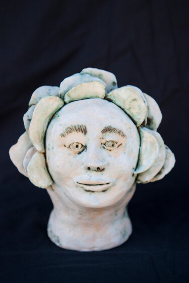 Sculpture titled "The Medieval Counse…" by Elena Uljancic, Original Artwork, Ceramics