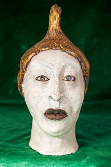 雕塑 标题为“Khan” 由Elena Uljancic, 原创艺术品, 陶瓷