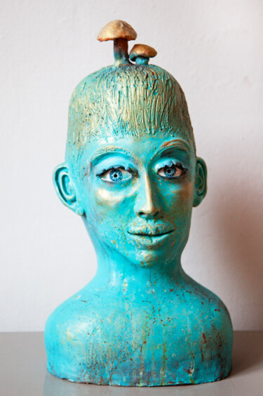 雕塑 标题为“Bibo” 由Elena Uljancic, 原创艺术品, 陶瓷