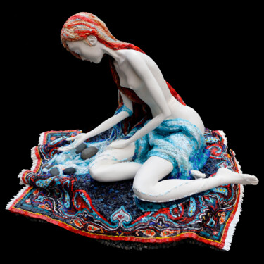 Escultura titulada "Stream" por Elena Kirillova, Obra de arte original, Mosaico