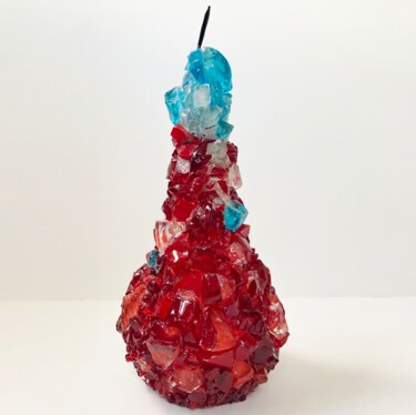 Sculptuur getiteld "Sugar Pear" door Elena Kirillova, Origineel Kunstwerk, Mozaïek