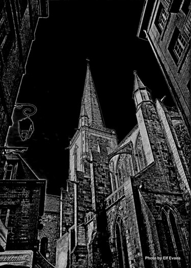 Photography titled "Cathedral Saint Vin…" by Elf Evans, Original Artwork, Digital Photography