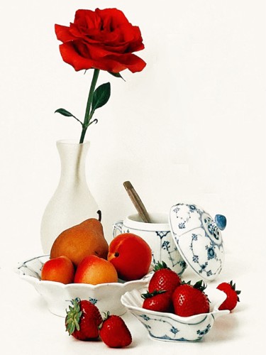 Photography titled "Breakfast For Lovers" by Elf Evans, Original Artwork, Digital Photography