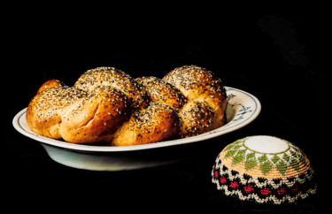 Photography titled "Challah" by Elf Evans, Original Artwork, Digital Photography