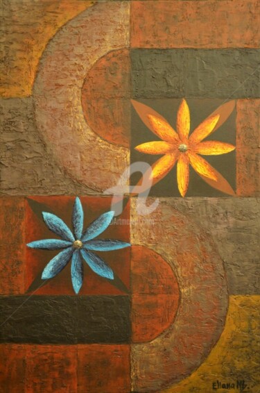 Painting titled "Symmetry & Proporti…" by Eliana Martínez, Original Artwork, Acrylic