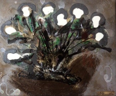Peinture intitulée "Sousbois" par Eliane Andlauer, Œuvre d'art originale, Acrylique