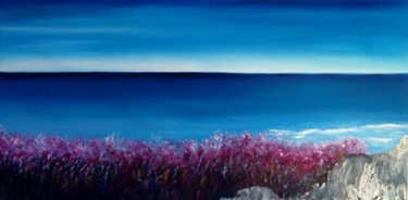 Painting titled "Sea View –From Bosc…" by Eliane Ellie, Original Artwork, Oil