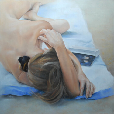 Malarstwo zatytułowany „ELIANE MARQUE - Ass…” autorstwa Eliane Marque, Oryginalna praca, Pastel