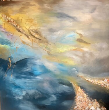 Pintura titulada "Sky" por Elionore Bayram, Obra de arte original, Acrílico