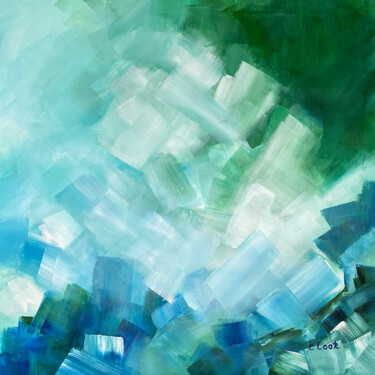 Pittura intitolato "Lavish Crystals II" da Elisa Cook, Opera d'arte originale, Acrilico