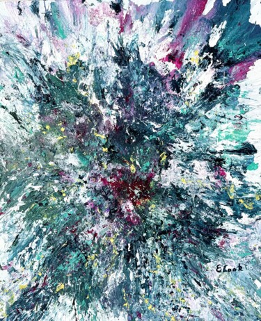 Pittura intitolato "Slash of Spring" da Elisa Cook, Opera d'arte originale, Acrilico
