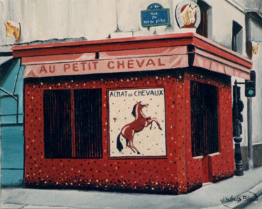 Peinture intitulée "Paris 1" par Elisabeth Begot, Œuvre d'art originale, Huile