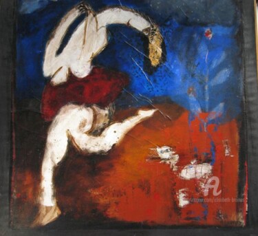 Malarstwo zatytułowany „la danseuse et le c…” autorstwa Elisabeth Brainos, Oryginalna praca, Akryl