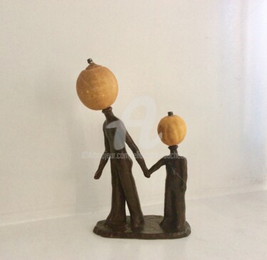 Sculpture intitulée "“Les citrons pressé…" par Elisabeth Faucheur, Œuvre d'art originale, Bronze