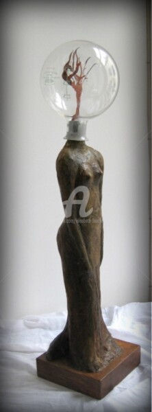 Sculpture titled ""Maathaï"" by Elisabeth Faucheur, Original Artwork