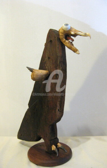 Sculpture intitulée ""Mouette rieuse"" par Elisabeth Faucheur, Œuvre d'art originale, Autre