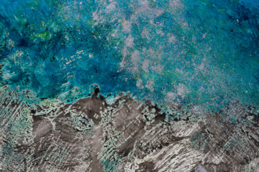 Photographie intitulée "blue surf.jpg" par Elisabeth Laplante, Œuvre d'art originale, Photographie numérique