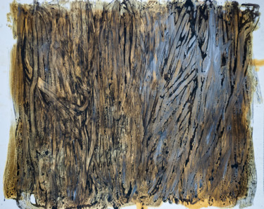 Peinture intitulée "terre" par Elisabeth Laplante, Œuvre d'art originale, Huile