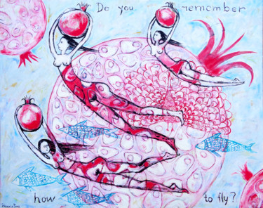 Schilderij getiteld "DO YOU REMEMBER HOW…" door Elisaveta Sivas, Origineel Kunstwerk, Olie