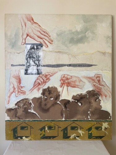 Pittura intitolato "(PS N°02) Peinture…" da Elise Cabanes, Opera d'arte originale, Acrilico Montato su Telaio per barella in…