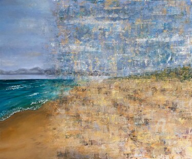 Peinture intitulée "Fading Land 01" par Elise Eekhout, Œuvre d'art originale, Acrylique