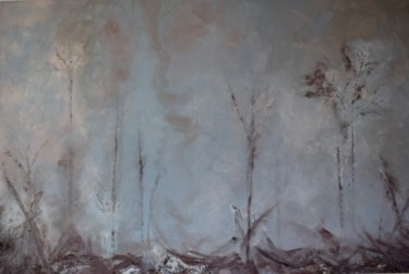 Pintura titulada "Incendie en Amazonie" por Elitrompe, Obra de arte original, Acrílico Montado en Bastidor de camilla de mad…