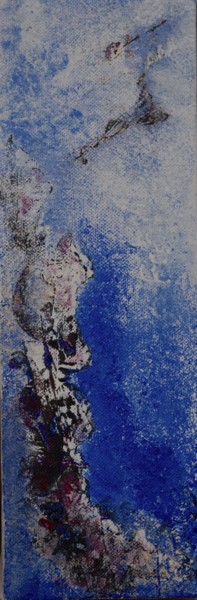 Ζωγραφική με τίτλο "L'Ange harponné par…" από Elitrompe, Αυθεντικά έργα τέχνης, Ακρυλικό