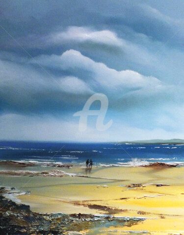 Malerei mit dem Titel "Southern Shores" von Elizabeth Williams, Original-Kunstwerk, Öl
