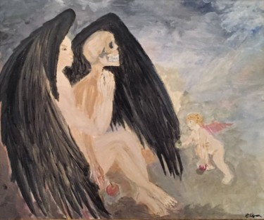 Pittura intitolato "Depression.jpg" da Eliza Matica, Opera d'arte originale, Acrilico