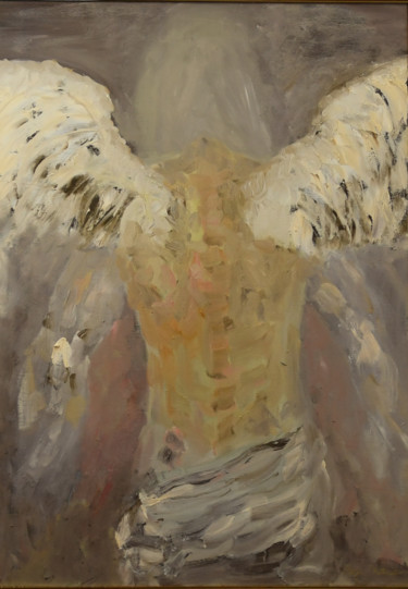 Pintura intitulada "The Messenger" por Eliza Matica, Obras de arte originais, Óleo