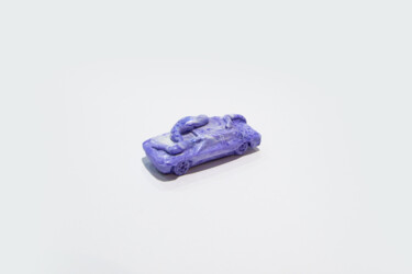 Sculpture intitulée "Car (lilac)" par Elizaveta Berkutova, Œuvre d'art originale, Plastique