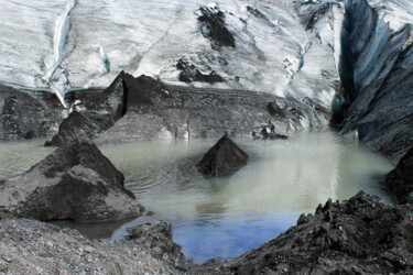 Fotografia intitulada "Sólheimajökull Glac…" por Elke Matthaeus, Obras de arte originais