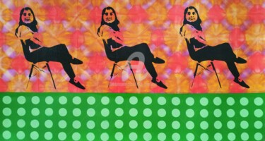 Malerei mit dem Titel "Bright Feelings" von Elke Thiébaut, Original-Kunstwerk, Acryl