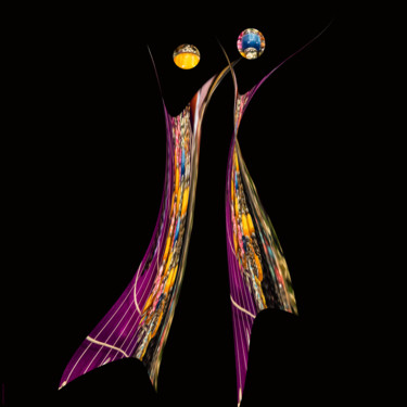 Arts numériques intitulée "dance10" par Youssef El Kharroufi, Œuvre d'art originale, Peinture numérique