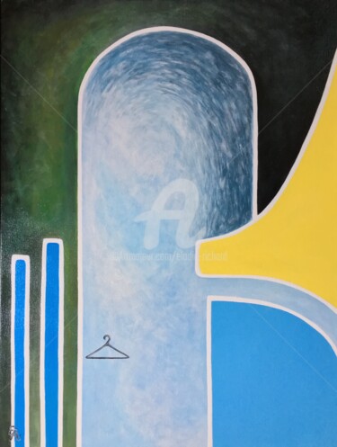 Painting titled "Doorway to your Dre…" by Elodie M. Richard, Original Artwork, Acrylic