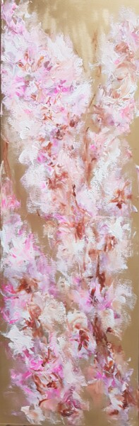 Painting titled "Japanese cherry blo…" by Els Driesen, Original Artwork, Acrylic